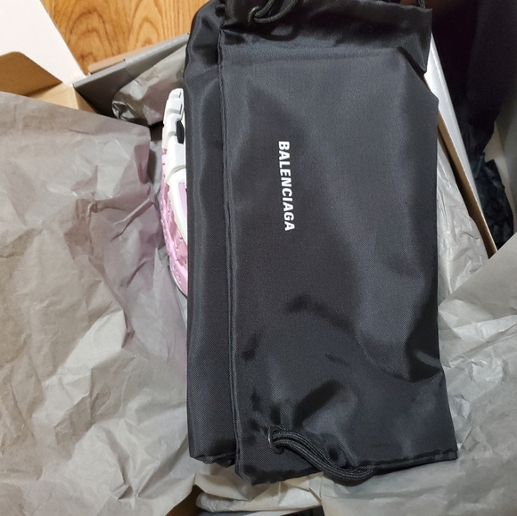 Balenciaga Track Cage Mesh White Pink Gray Sneakers$1150 - Picture 4 of 4